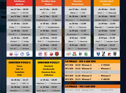 WedstrijdschemaSENIOREN