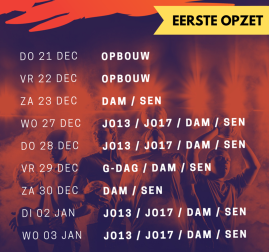 Eerste Opzet programma